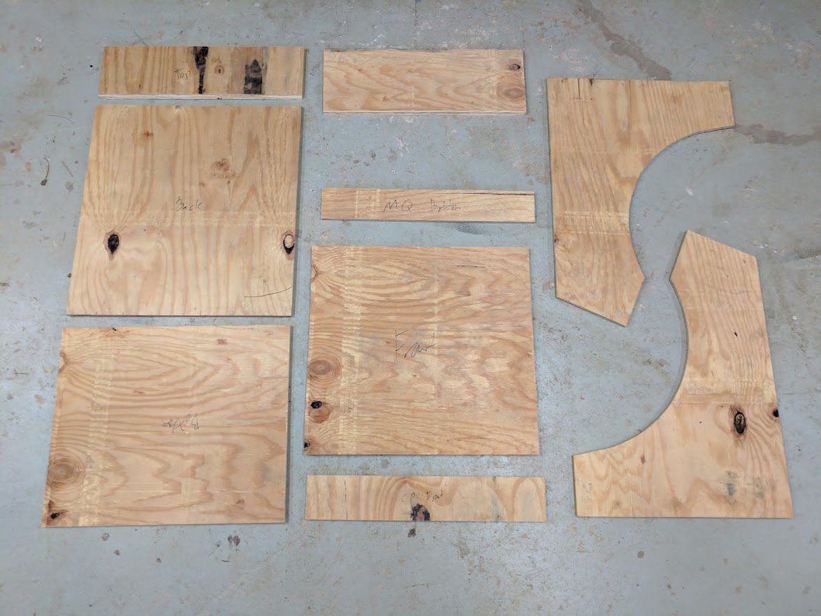 Arcade machine in progress