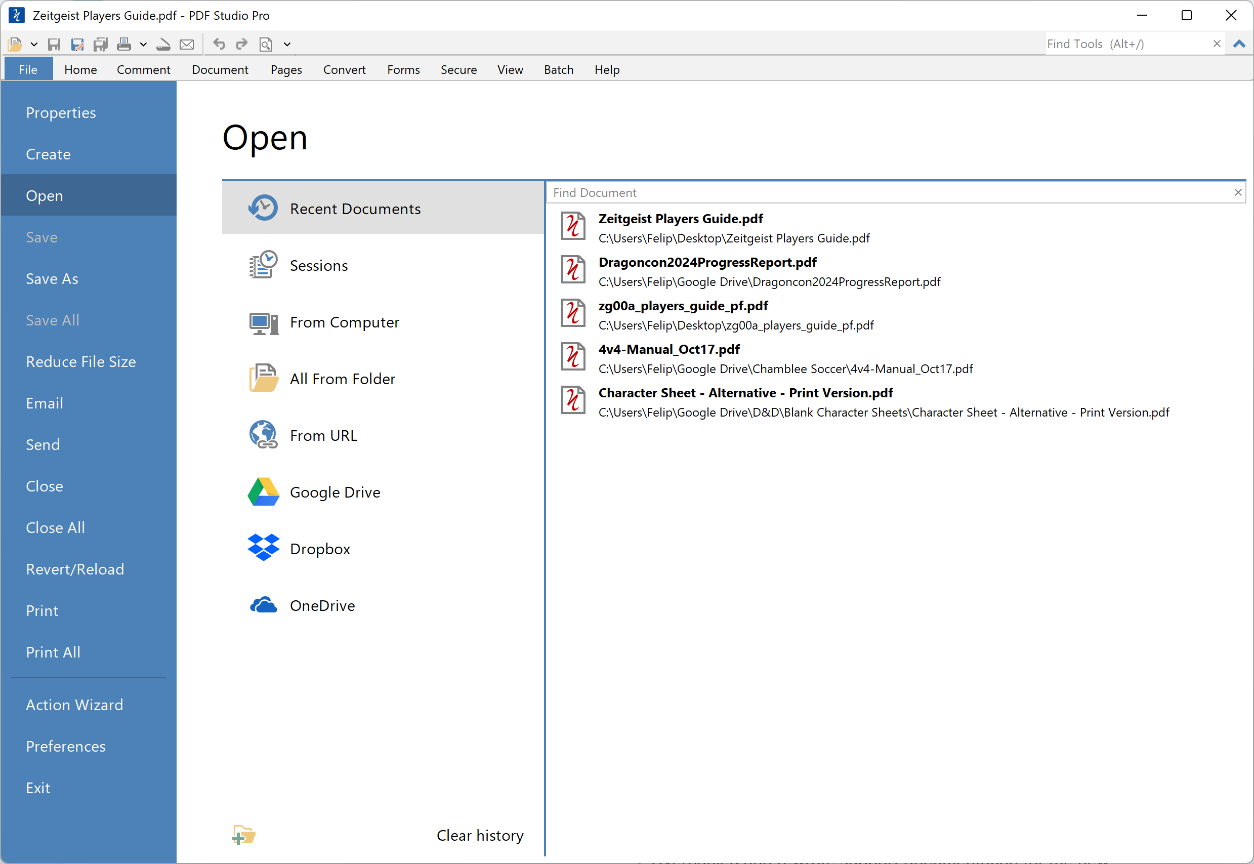 New, redesigned user interface of the PDF editor, showing a modern and clean layout.