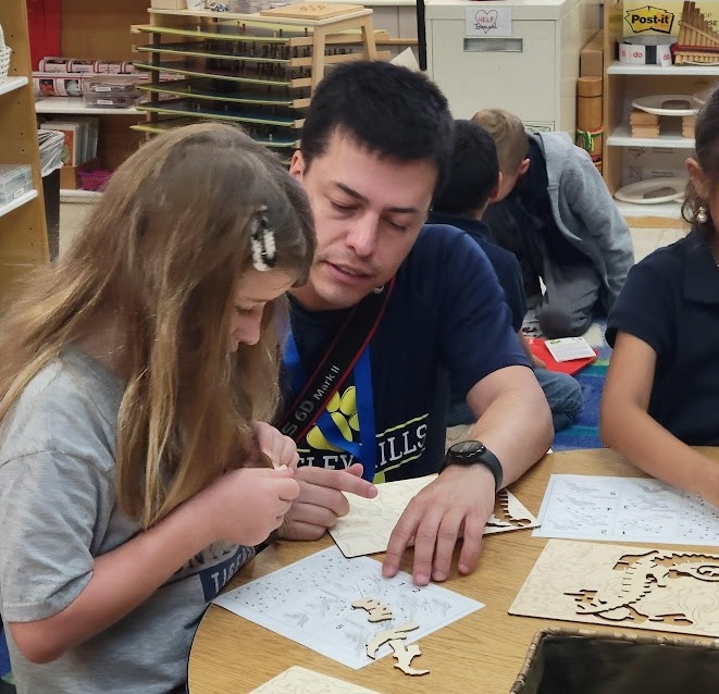 Volunteering in the community.